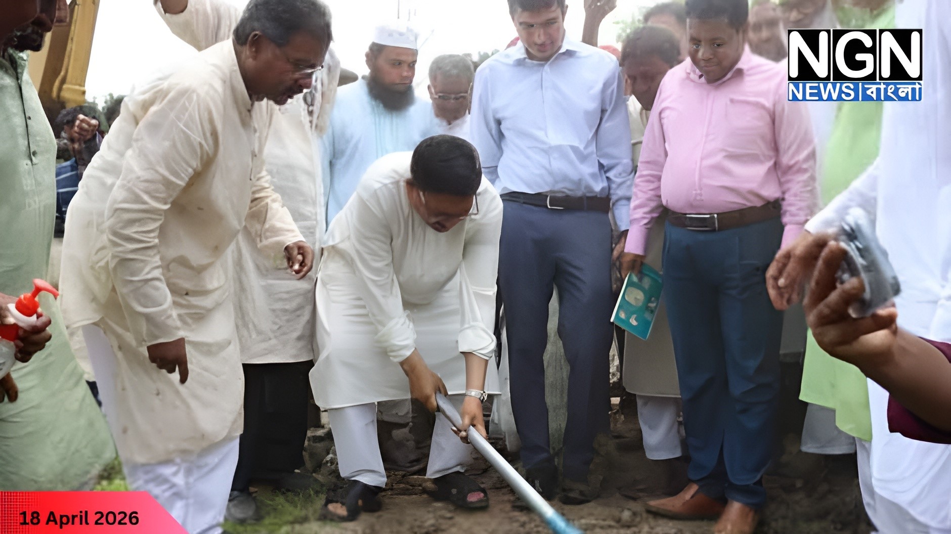 শংকরপুরে খাল পুনঃখনন