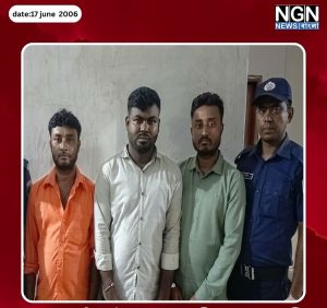 নওগাঁয় মিছিলের প্রস্তুতিকালে গ্রেপ্তার ৩