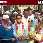 নওগাঁর সড়ক পাকাকরণ উদ্বোধন