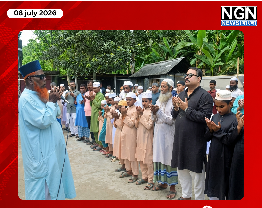 বগুড়ায় আয়াতুল্লাহ আলী খামেনির গায়েবানা জানাজা
