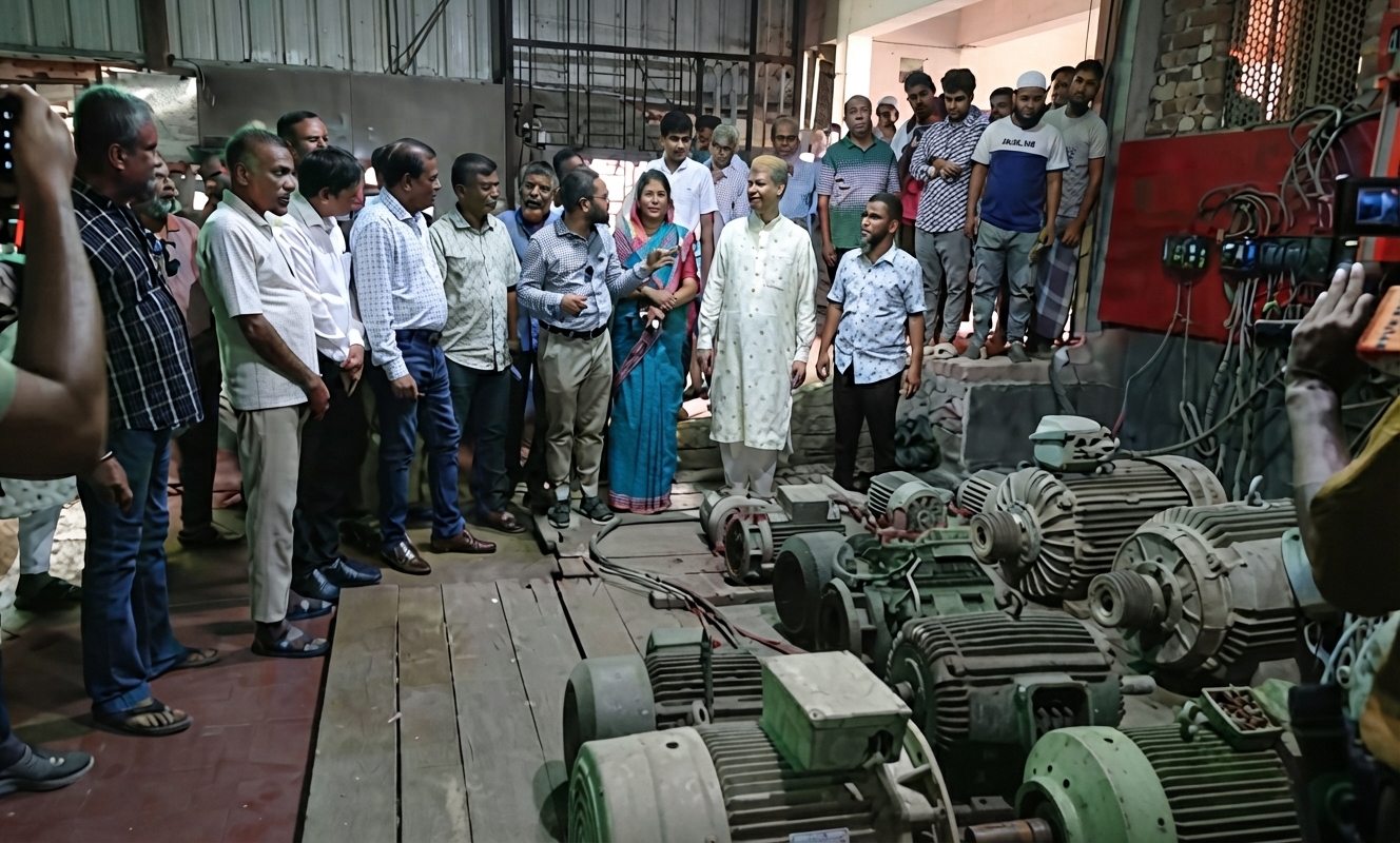 বগুড়ায় ফ্লাইহুইল প্রযুক্তিতে বিদ্যুৎ উৎপাদনের পরীক্ষামূলক প্ল্যান্ট