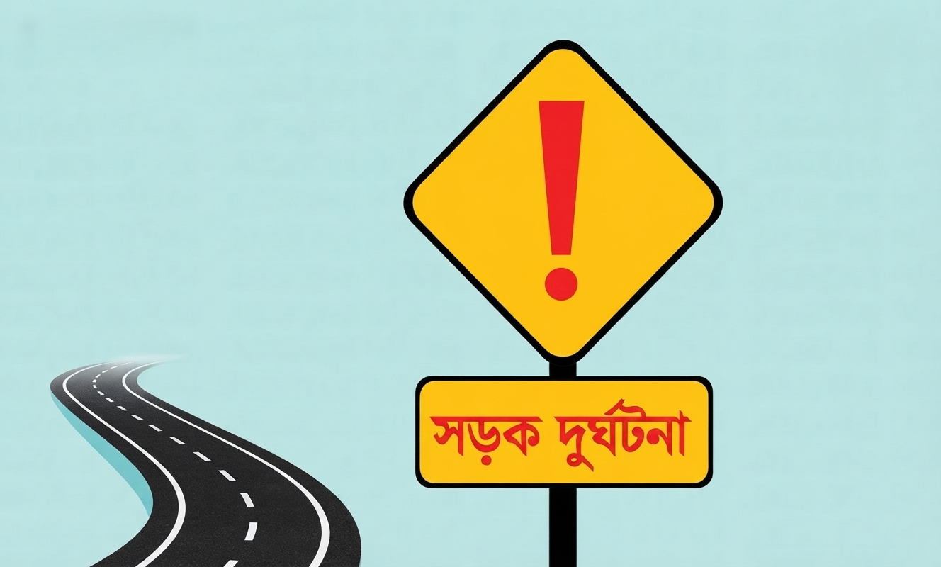 মান্দায় সড়ক দুর্ঘটনা