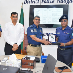 নওগাঁর শ্রেষ্ঠ ওসি খোরশেদ আলম