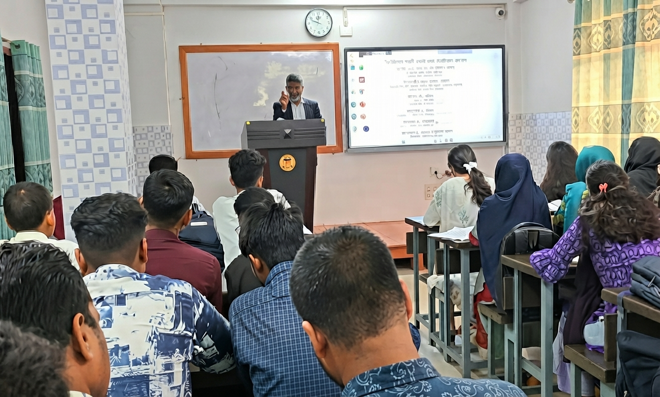 নওগাঁ বিশ্ববিদ্যালয়ে ক্লাস