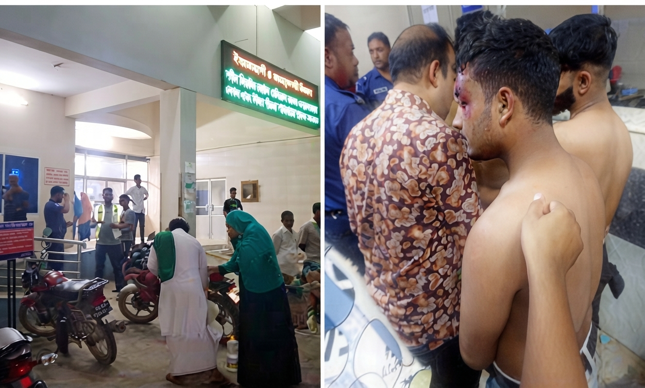 বগুড়ায় ইন্টার্ন চিকিৎসক ও স্বজনদের সংঘর্ষ