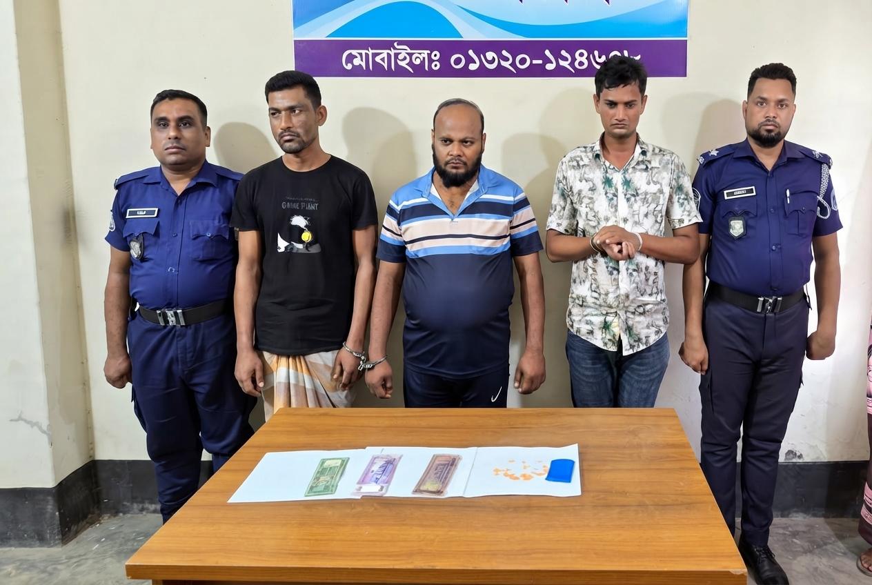 লালপুরে ইয়াবাসহ পুলিশ কনস্টেবলসহ গ্রেপ্তার ৩