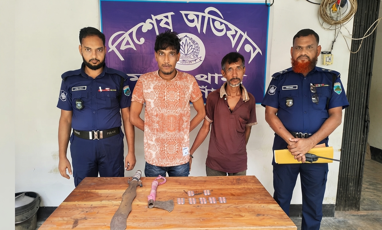 মান্দায় ট্যাপেন্টাডলসহ গ্রেপ্তার