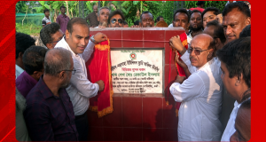 পারইল-বড়গাছা ইউনিয়ন ভূমি অফিস প্রাঙ্গণে ভবন নির্মাণের উদ্বোধনী অনুষ্ঠান