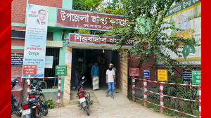 সাপাহার উপজেলা স্বাস্থ্য কমপ্লেক্সে ভাঙা পয়োনিষ্কাশন ব্যবস্থার কারণে অস্বাস্থ্যকর পরিবেশ