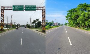 বগুড়া-নওগাঁ মহাসড়কের সংস্কারকাজ নিয়ে স্থানীয়দের অভিযোগ