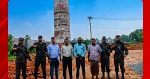 নওগাঁর পত্নীতলায় কাগজপত্র ছাড়াই ইটভাটার নির্মাণকাজের বিরুদ্ধে অভিযান